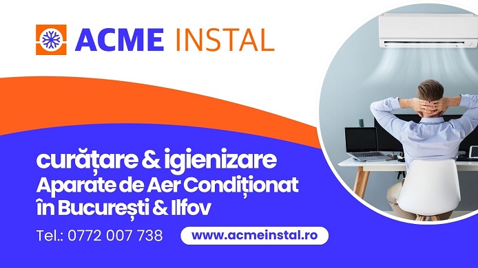 ACME Instal: servicii curățare Aparate de Aer Condiționat în București & Ilfov