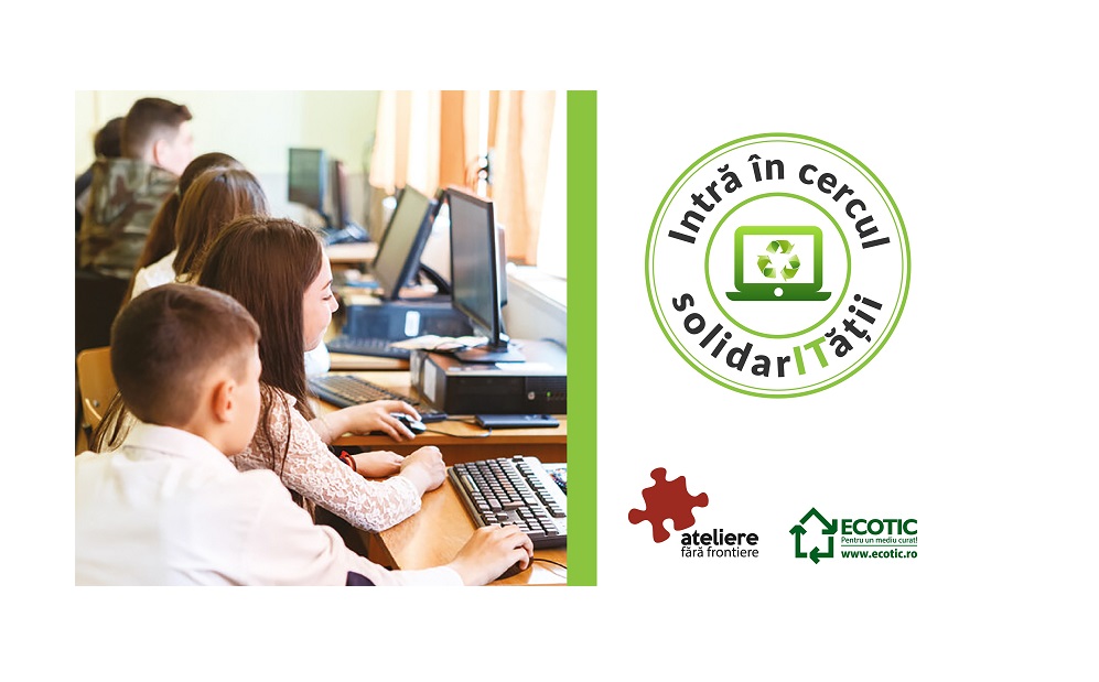 Intră în cercul solidarITății!Donează echipamente IT pentru educația digitală   