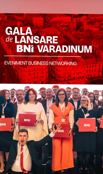 BNI Varadinum, cel mai mare grup BNI din România, lansat oficial la Oradea