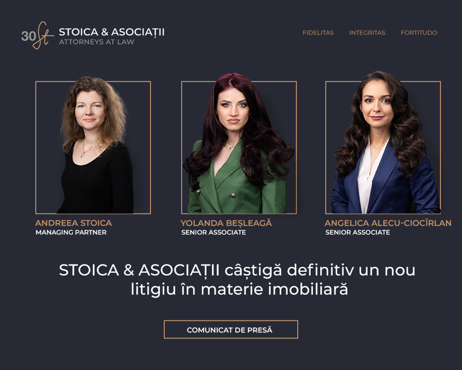 STOICA & ASOCIAȚII câștigă definitiv un nou litigiu în materie imobiliară