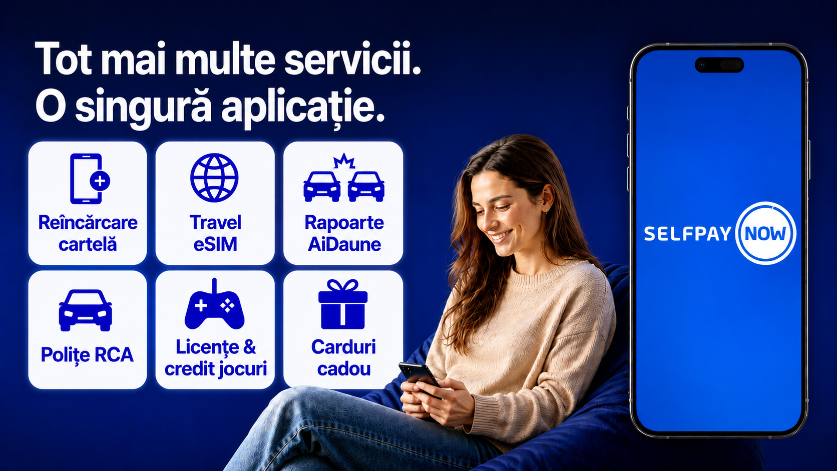 SelfPay accelerează dezvoltarea super-app-ului românesc SelfPay Now prin cea mai amplă extindere a portofoliului de servicii de până acum
